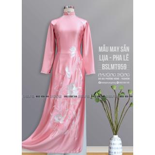 Áo Dài Bà Sui Lụa Thêu Kết Pha Lê BSLMT959